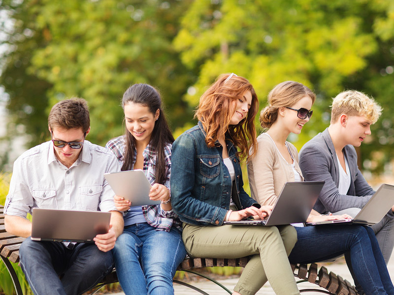 Community members and volunteers during school renovation work